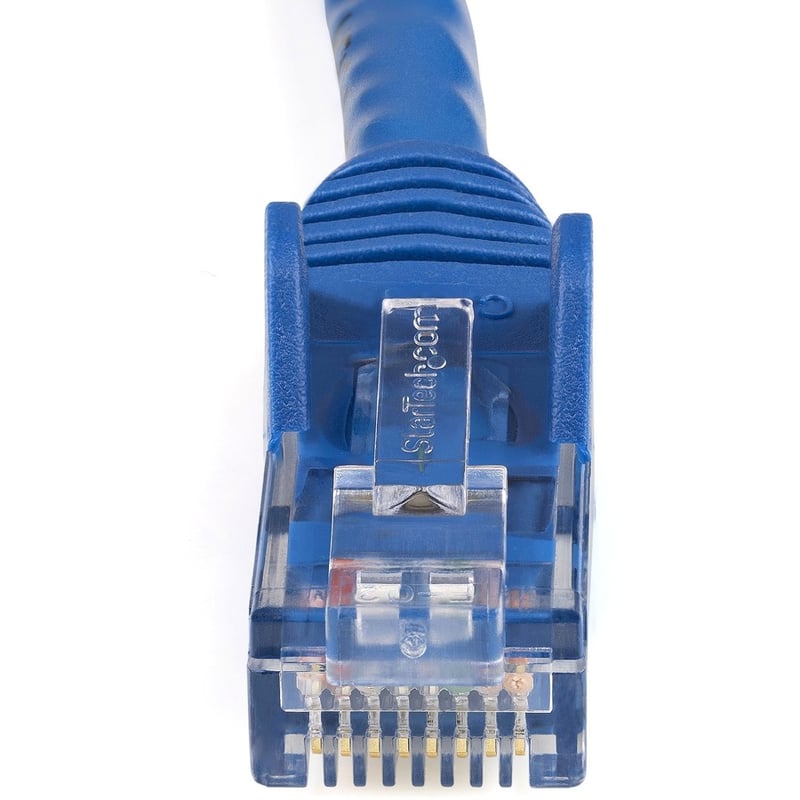 StarTech.com 6in CAT6 Ethernet Cable - Blue Snagless Gigabit - 100W PoE UTP 650MHz Category 6 Patch Cord UL Certified Wiring/TIA - Thumbnail 2
