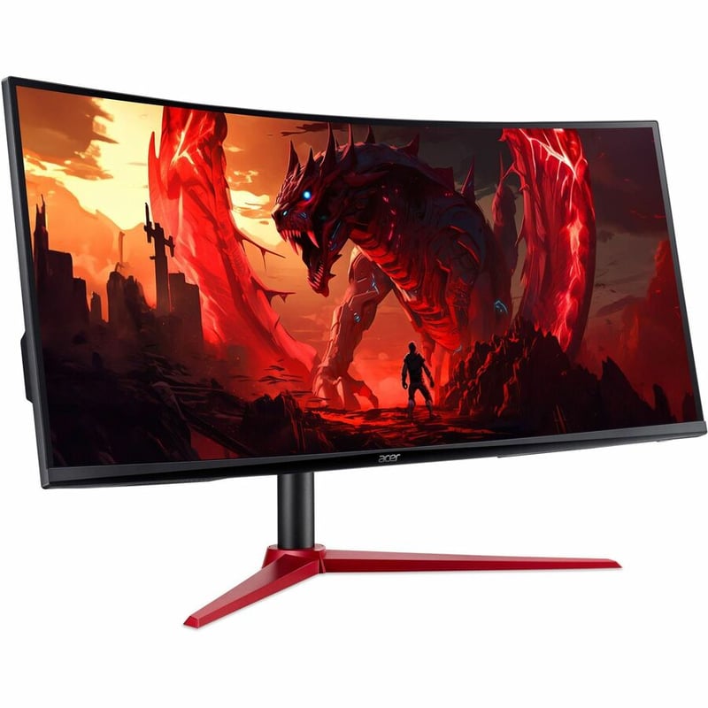 Acer Nitro XZ342CU V 34" Class UW-QHD Gaming LED Monitor - 21:9 - Black - Thumbnail 2