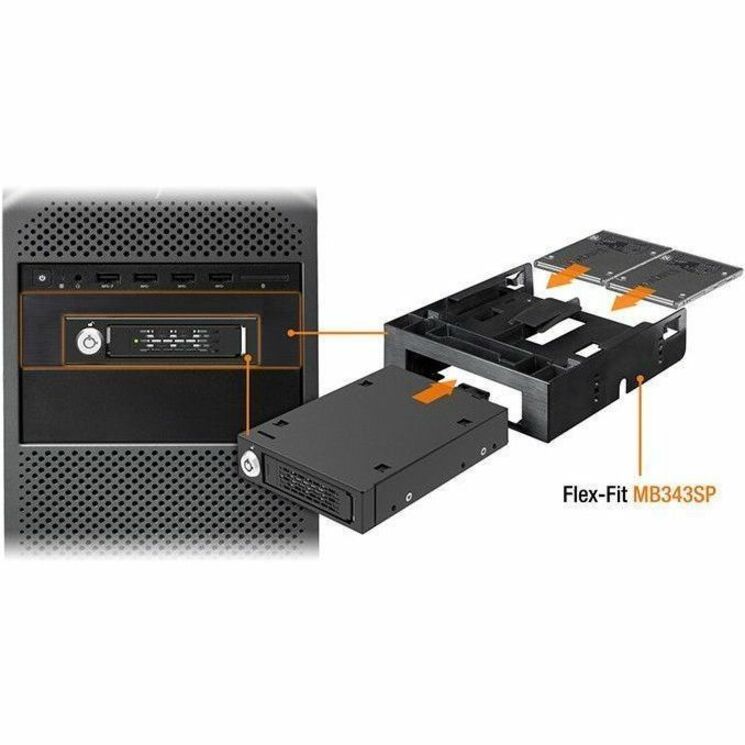 TOUGHARMOR MB601V5K-B 2.5 U.2/U.3 NVME SSD PCIE 5.0 MOBILE - Thumbnail 4