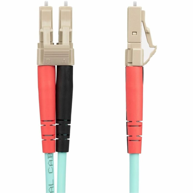 StarTech 20m (65ft) LC/UPC to LC/UPC OM4 Multimode Fiber Optic Cable, 50/125µm, 100G, Low Insertion Loss, LSZH Fiber Jumper Cord - Thumbnail 2