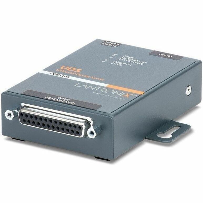 Lantronix One Port Serial (RS232/ RS422/ RS485) to IP Ethernet Device Server - International 110-240 VAC - Thumbnail 2