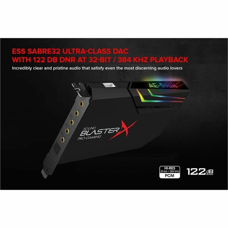 Creative Sound BlasterX AE-5 Plus Sound Card - Thumbnail 3