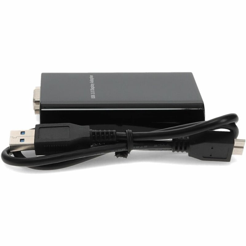 AddOn USB 3.0 (A) Male to VGA Female Blue Adapter - Thumbnail 2