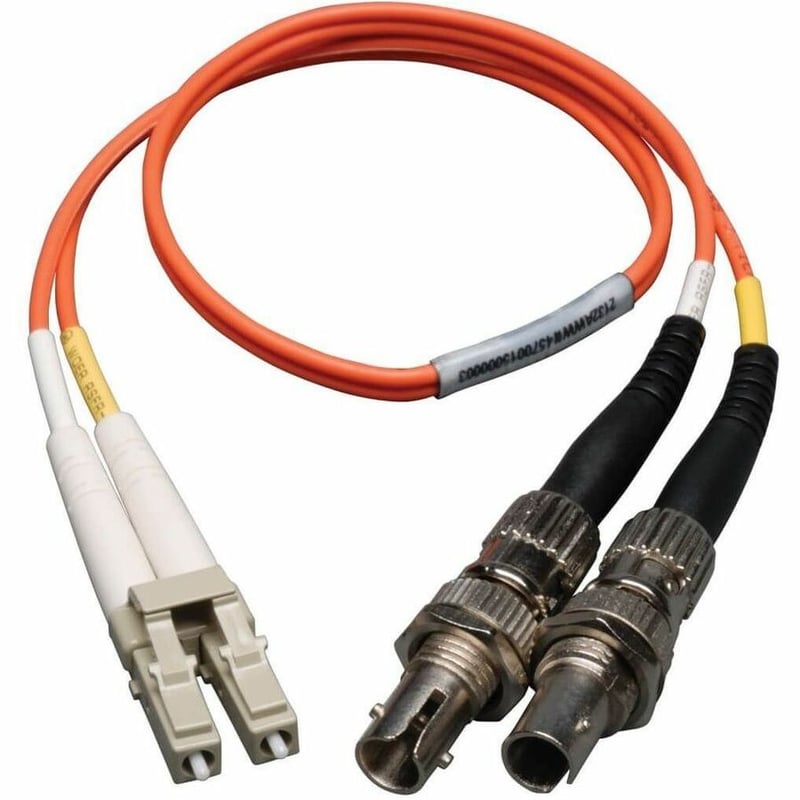 Tripp Lite by Eaton 0.3M Duplex Multimode Fiber Optic 50/125 Adapter LC/ST M/F 1ft 1' 0.3 Meter - Thumbnail 2