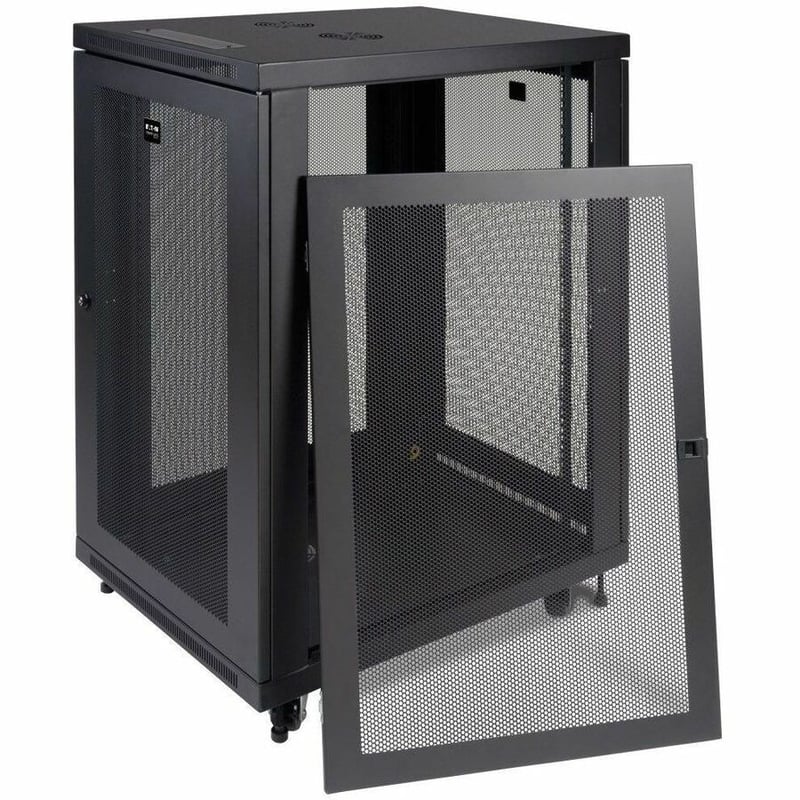 Tripp Lite by Eaton 18U Rack Enclosure Server Cabinet 33" Deep w/ Doors & Sides - Thumbnail 3