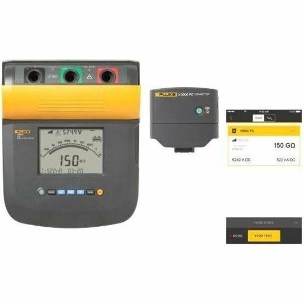 Fluke 1550C FC KIT KIT Insulation Tester - Thumbnail 4