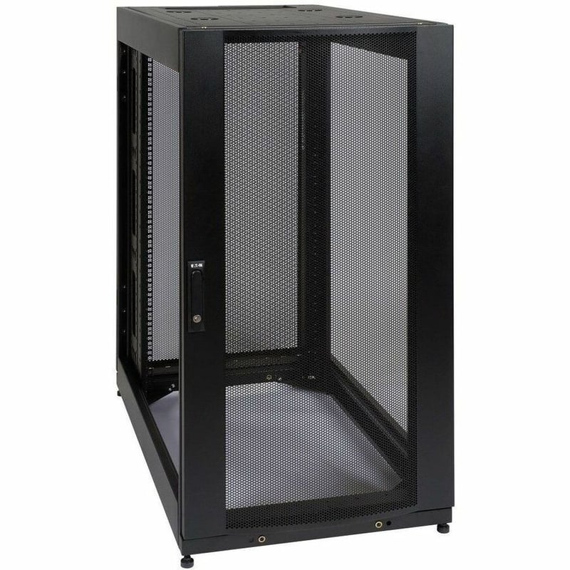 Tripp Lite by Eaton 25U SmartRack Standard-Depth Half-Height Rack Enclosure Expansion Version No Side Panels - Thumbnail 1