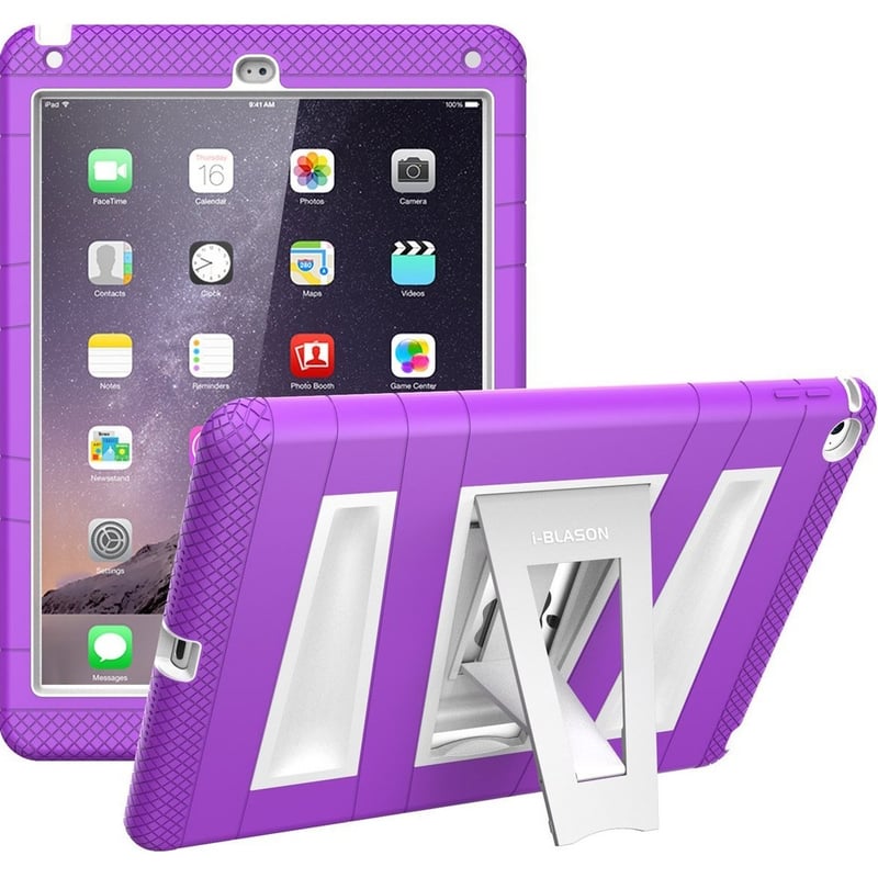 I-BLASON APPLE IPAD AIR ARMORBOX 2 LAYER PROTECTION KICKSTAND CASE WITH SCREEN