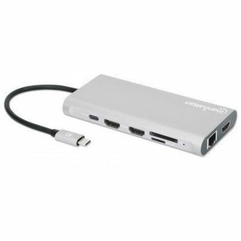 USB-C PD 12-IN-1 TRIPLE-HDMI MONITOR DOCKING STATION WITH MST - Thumbnail 2