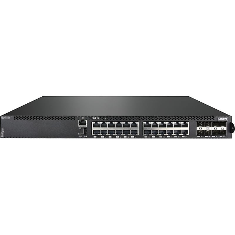 Lenovo ThinkSystem NE1032T RackSwitch (Rear to Front) - Thumbnail 1