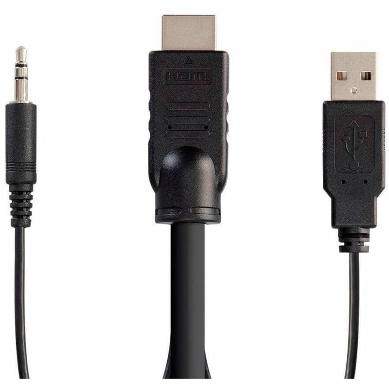 MONOPRICE SWITCH SERIES HDMI USB 3.5MM AUDIO COMBO CABLE FOR KVM SWITCHES 10FT - Thumbnail 5