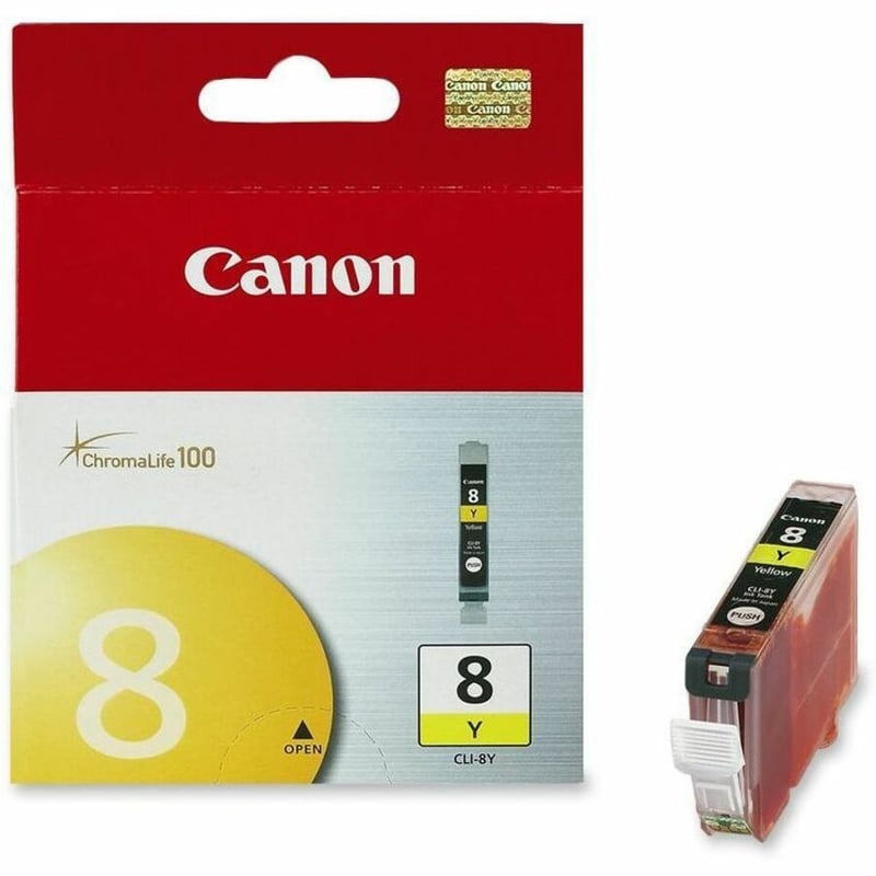 Canon CLI-8Y Original Ink Cartridge - Thumbnail 1