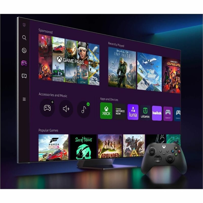 Samsung 9 QN65S90CAF 64.5" Smart OLED TV - 4K UHDTV - Titan, Black - Thumbnail 5