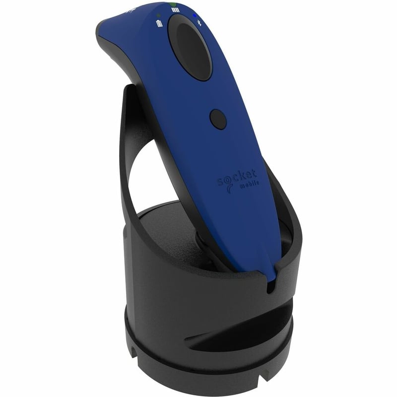 Socket Mobile SocketScan S720, Linear Barcode Plus QR Code Reader, Blue & White Dock - Thumbnail 3