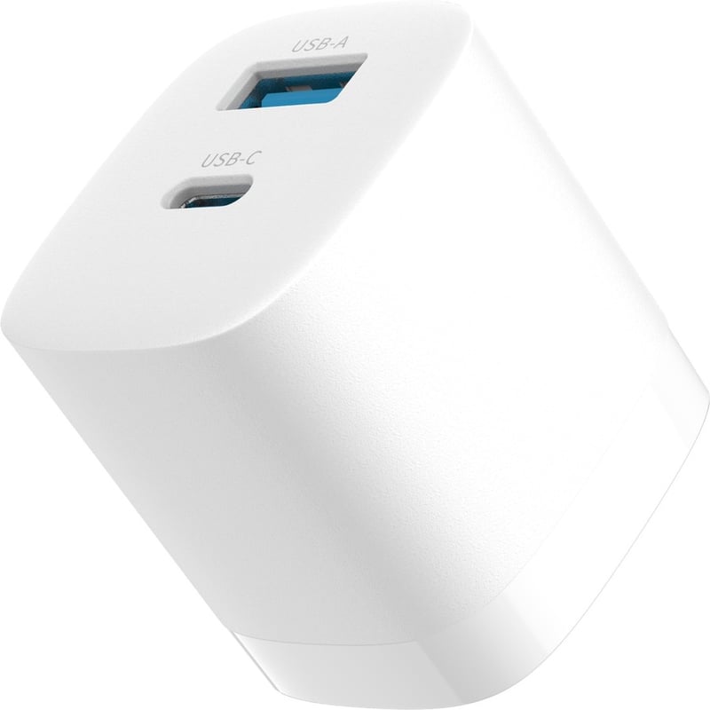 4XEM 33W GaN Wall Charger Dual Output 4XEM - White - Thumbnail 2