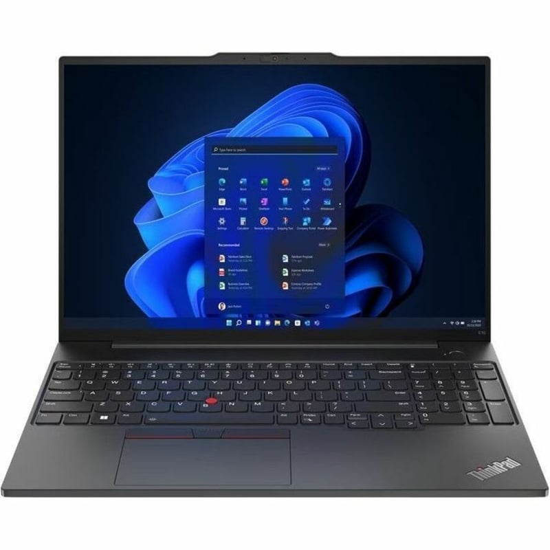 Lenovo ThinkPad E16 Gen 1 21JT001AUS 16" Touchscreen Notebook - WUXGA - 1920 x 1200 - AMD Ryzen 7 7730U Octa-core (8 Core) 2 GHz - 16 GB Total RAM - 8 GB On-board Memory - 512 GB SSD - Graphite Black