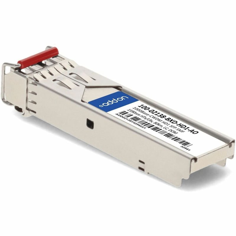 AddOn Calix® 100-02138-BXD-HD1 Compatible TAA 1000Base-CWDM HD1 SFP Transceiver (SMF, 1590nm HTx/LRx, 80km, LC, DOM) - Thumbnail 3