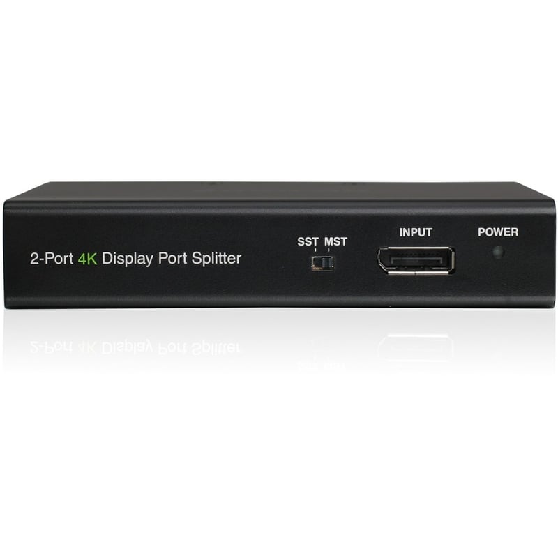 IOGEAR 2-Port DisplayPort 1.2 Cinema 4K Splitter & Multi-Monitor MST Hub w/Cables Kit - Thumbnail 3