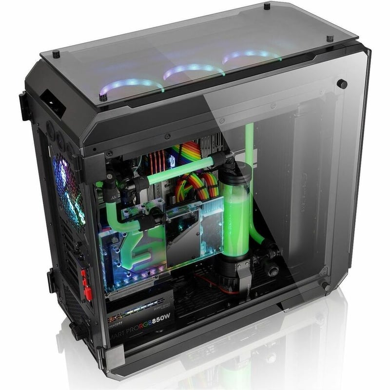 Thermaltake View 71 Tempered Glass RGB Edition Full Tower Chassis - Thumbnail 4
