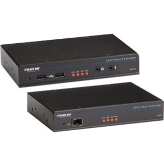Black Box LRXI KVM Extender - DVI-D, USB 2.0, Single Access, Multimode Fiber - Thumbnail 3