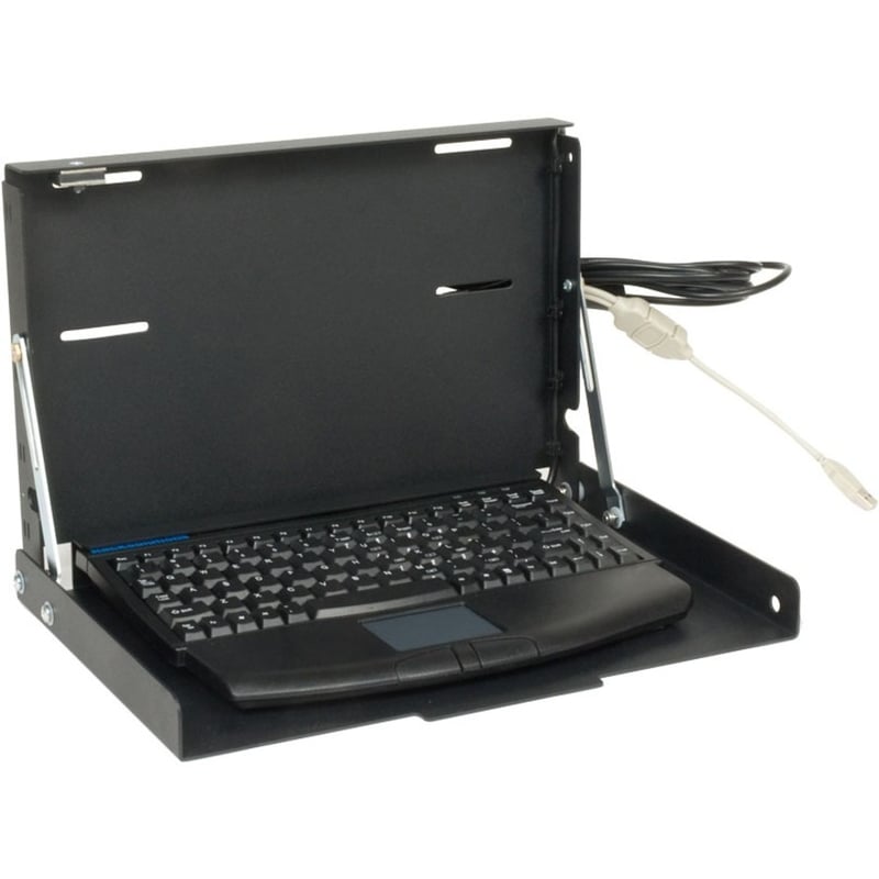 Rack Solutions Folding Wall Mount for Compact Keyboard (No Keyboard) - Thumbnail 2