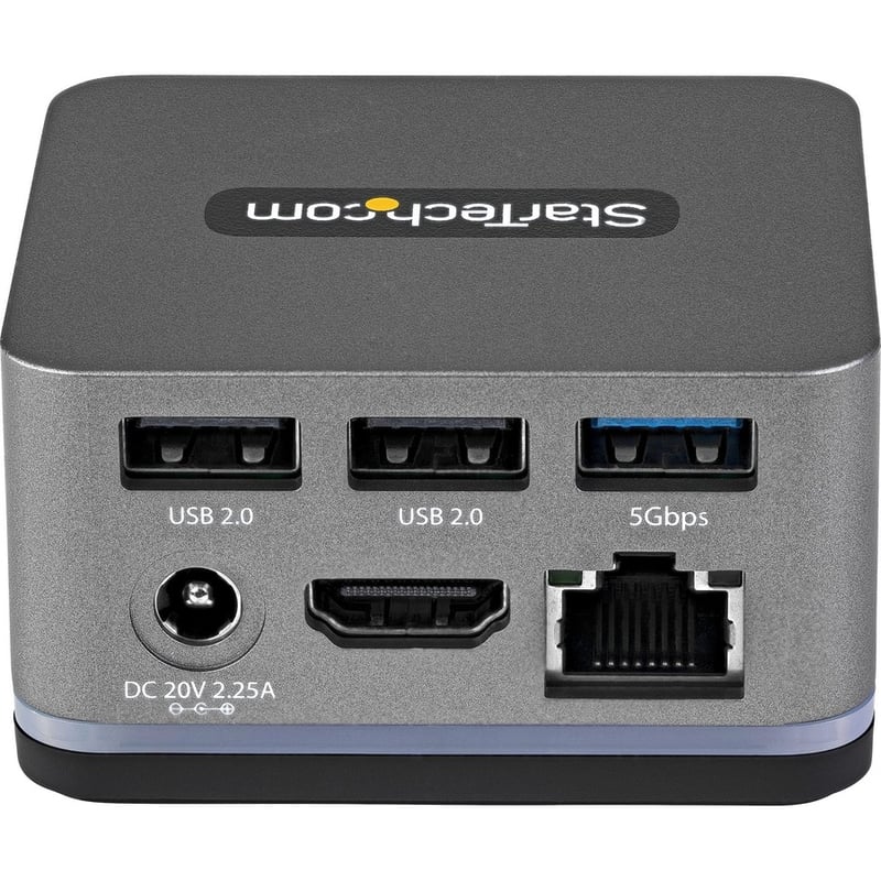 StarTech.com USB C Mini Dock for iPad Pro, Tablets & Smartphones, USB-C Docking Station, 4K HDMI, 27W Power Delivery, 3-Port USB Hub, GbE - Thumbnail 3