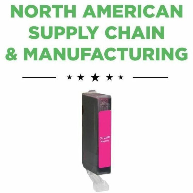 Clover Imaging Remanufactured Magenta Ink Cartridge for Canon CLI-221 (2948B001) - Thumbnail 2