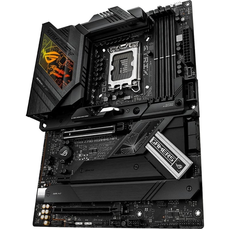 Asus ROG Strix Z790-H GAMING WIFI Gaming Desktop Motherboard - Intel Z790 Chipset - Socket LGA-1700 - ATX - Thumbnail 4