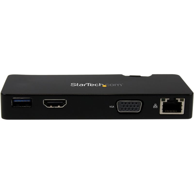 StarTech.com Travel Docking Station for Laptops - HDMI or VGA - USB 3.0 - Portable Universal Laptop Mini Dock - Thumbnail 4
