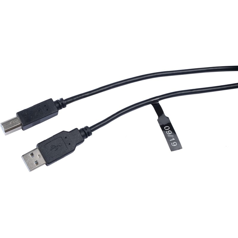 V7 Black USB Cable USB 2.0 A Male to USB 2.0 B Male 3m 10ft - Thumbnail 5