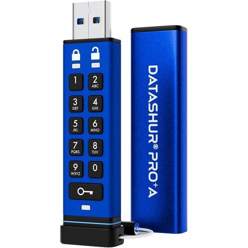 32GB DATASHUR PRO+A FIPS 140-3 SECURE PIN PROTECTED USB DRIVE-TAA - Thumbnail 2