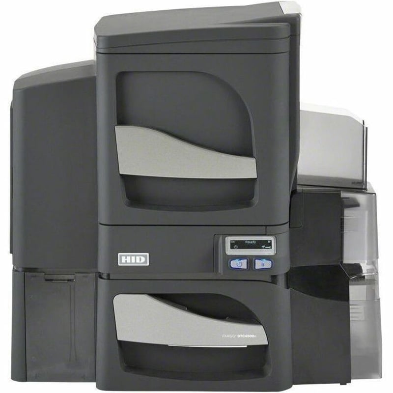 Fargo DTC4500E Single Sided Desktop Dye Sublimation/Thermal Transfer Printer - Color - Card Print - Ethernet - USB - USB Host - TAA Compliant - Thumbnail 4