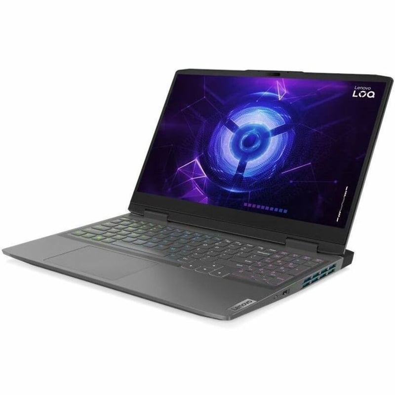 Lenovo LOQ 15IRH8 82XV000WUS 15.6" Gaming Notebook - Full HD - 144 Hz - Intel Core i5 12th Gen i5-12450H - 16 GB - 512 GB SSD - English (US) Keyboard - Storm Gray - Thumbnail 4