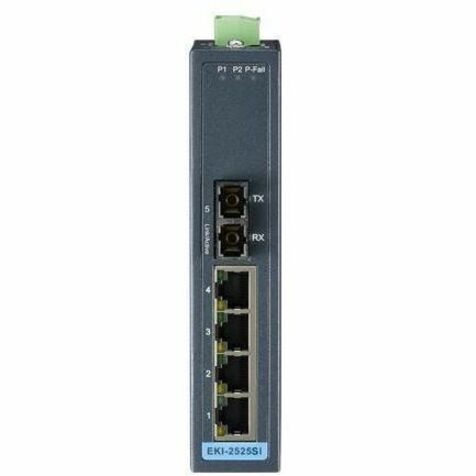 4+1 FX SC SINGLE-MODE UNMANAGED INDUSTRIAL ETHERNET SWITCH - Thumbnail 3