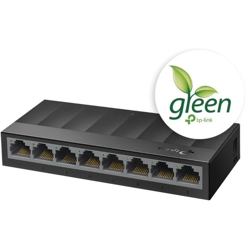 TP-Link LS1008G - Litewave 8 Port Gigabit Ethernet Switch - Thumbnail 4