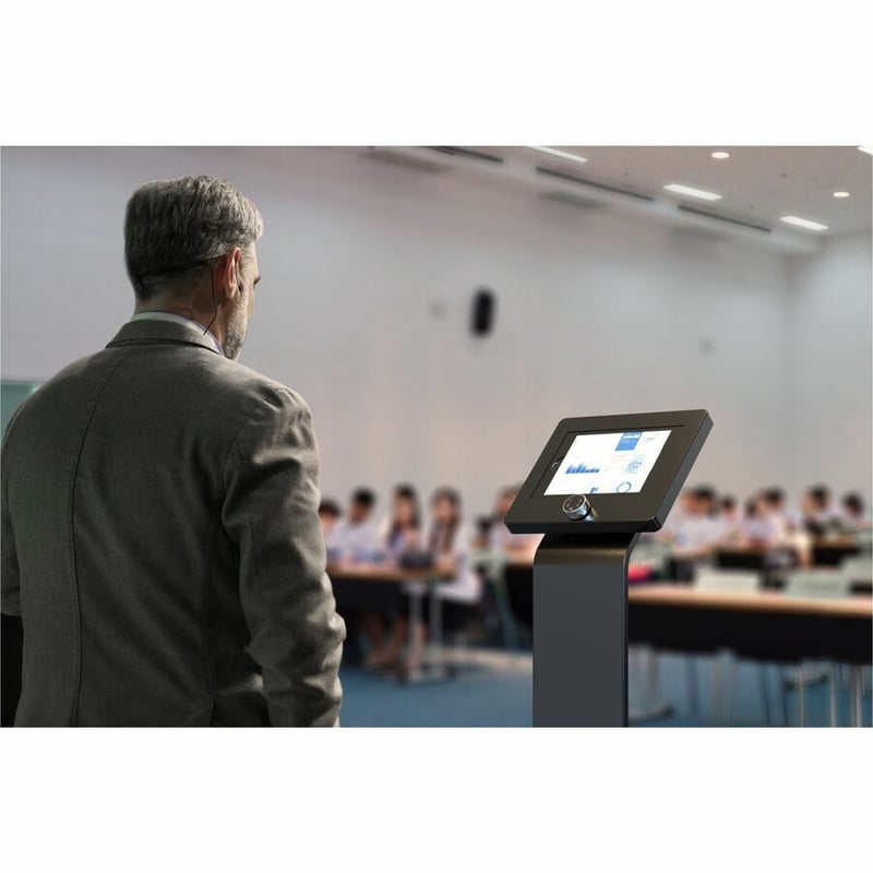 CTA Digital Premium Locking Floor Stand Kiosk w/ Digital Password Combination Security Enclosure - Thumbnail 5