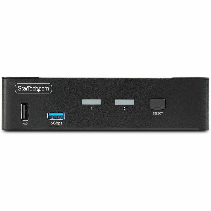 StarTech.com 2-Port DisplayPort 1.4 KVM Switch, 8K 60Hz / 4K 144Hz, 2x USB 3.0 Ports, 4x USB 2.0 Ports, Hotkey Switching, TAA Compliant - Thumbnail 3