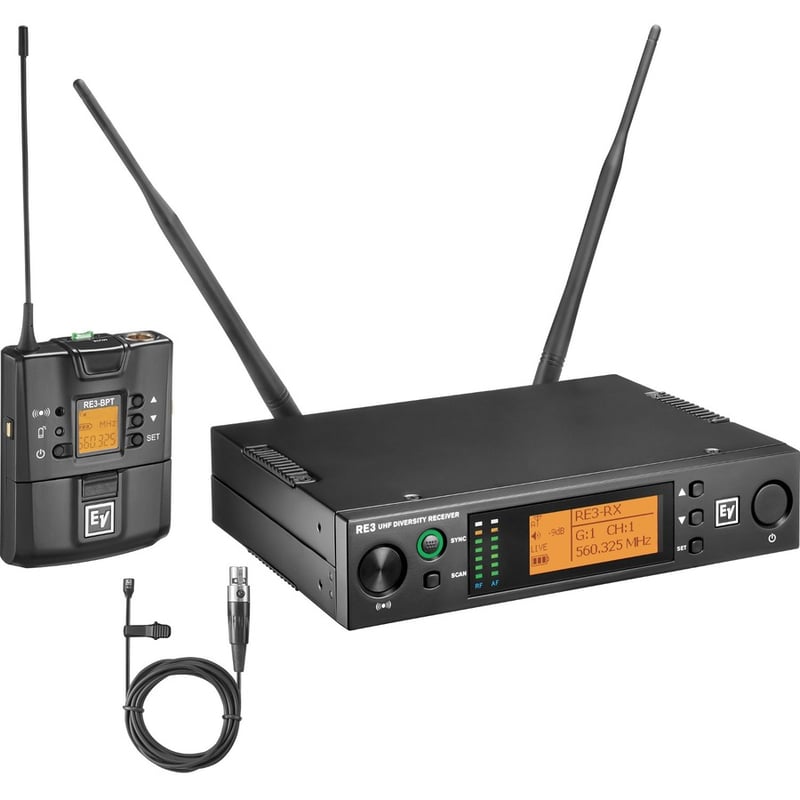 Electro-Voice UHF Wireless Set Featuring OL3 Omnidirectional Lavalier Microphone - Thumbnail 2