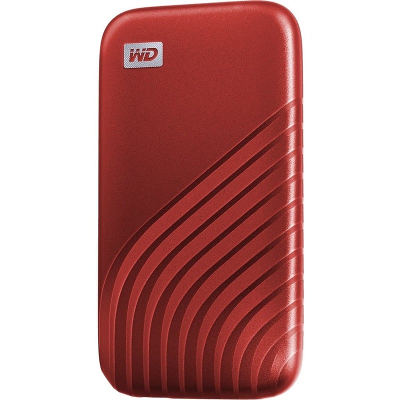 WD My Passport WDBAGF0020BRD-WESN 2 TB Portable Solid State Drive - External - Red - Thumbnail 3