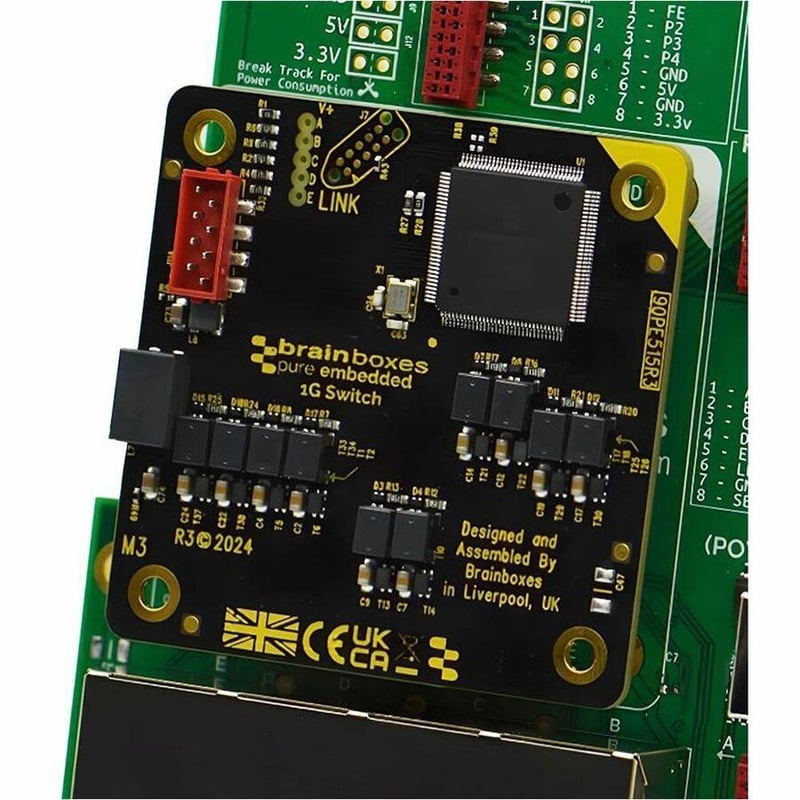 Brainboxes Pure Embedded 1G 5 Port Industrial Ethernet Switch - Thumbnail 4