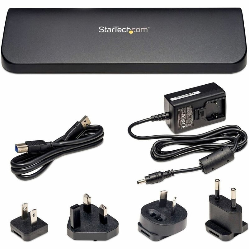 StarTech.com USB 3.0 Docking Station - Compatible with Windows / macOS - Supports Dual Displays - HDMI and DVI - DVI to VGA Adapter Included - USB3SDOCKHD - Thumbnail 3