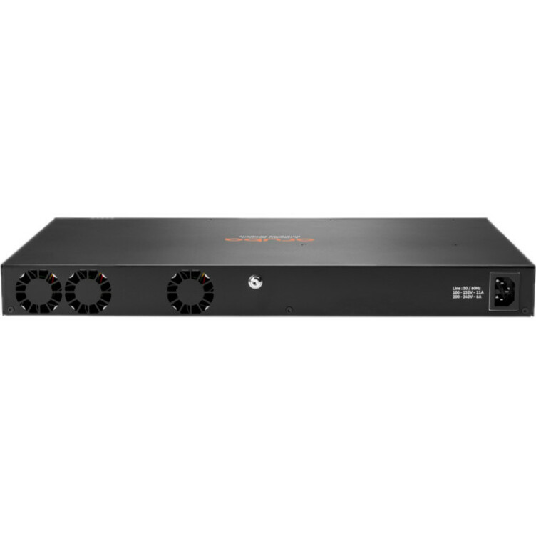 HPE 6300F 24-port 1GbE Class 4 PoE and 4-port SFP56 Switch - Thumbnail 3
