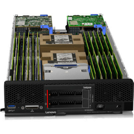 Lenovo ThinkSystem SN550 7X16A021NA Blade Server - 1 Xeon Platinum 8160 2.10 GHz - 32 GB RAM - Thumbnail 4