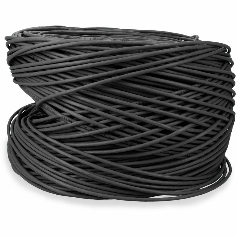 AddOn 1000ft Non-Terminated Gray CAT 5E PVC Bulk Cable - Thumbnail 2