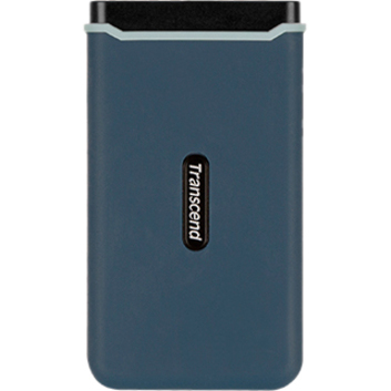 Transcend ESD350C 240 GB Portable Solid State Drive - External - PCI Express - Navy Blue - Thumbnail 4