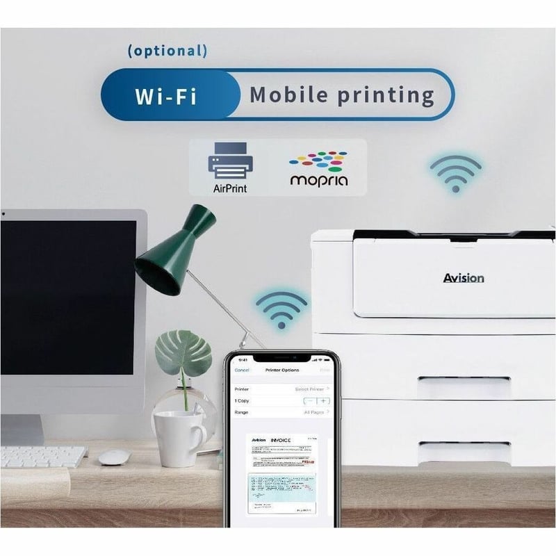 AVISION AP43Q (45PPM 50 PAGE MANUAL TRAY 500 PAGE MAIN TRAY - Thumbnail 2