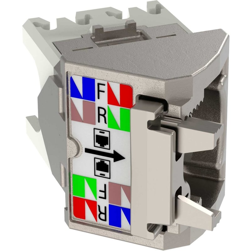 PanNet 45° Angled Wire Cap for Cat 6 Shielded TG Jack - Thumbnail 1