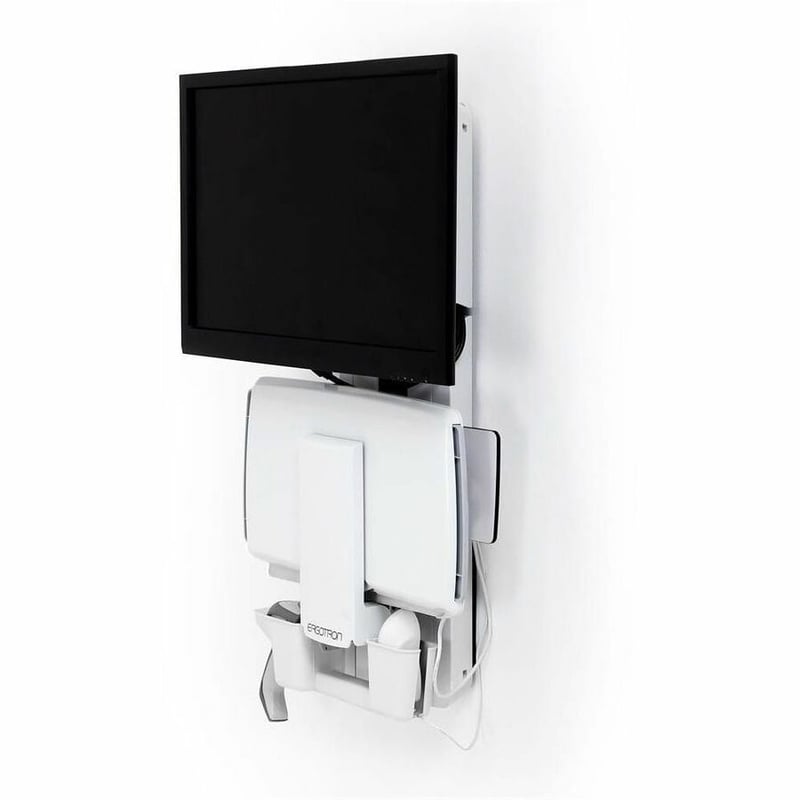 Ergotron StyleView Lift for Monitor, Keyboard, Mouse, Scanner - White - Thumbnail 2