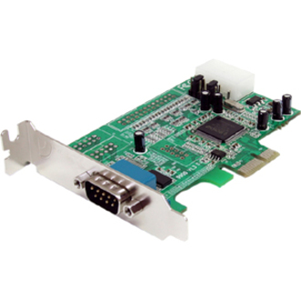 StarTech.com 1-port PCI Express RS232 Serial Adapter Card - PCIe Serial DB9 Controller Card 16550 UART - Low Profile - Windows/Linux