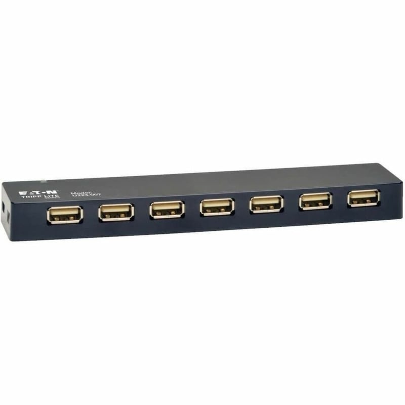 Tripp Lite by Eaton 7-Port USB 2.0 Mobile Hi-Speed Hub Notebook Laptop Bus Power AC - Thumbnail 1